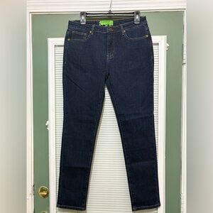 Free People x Sandrine Rose Blue Indigo Skinny Jeans Size 30 Cotton Stretch